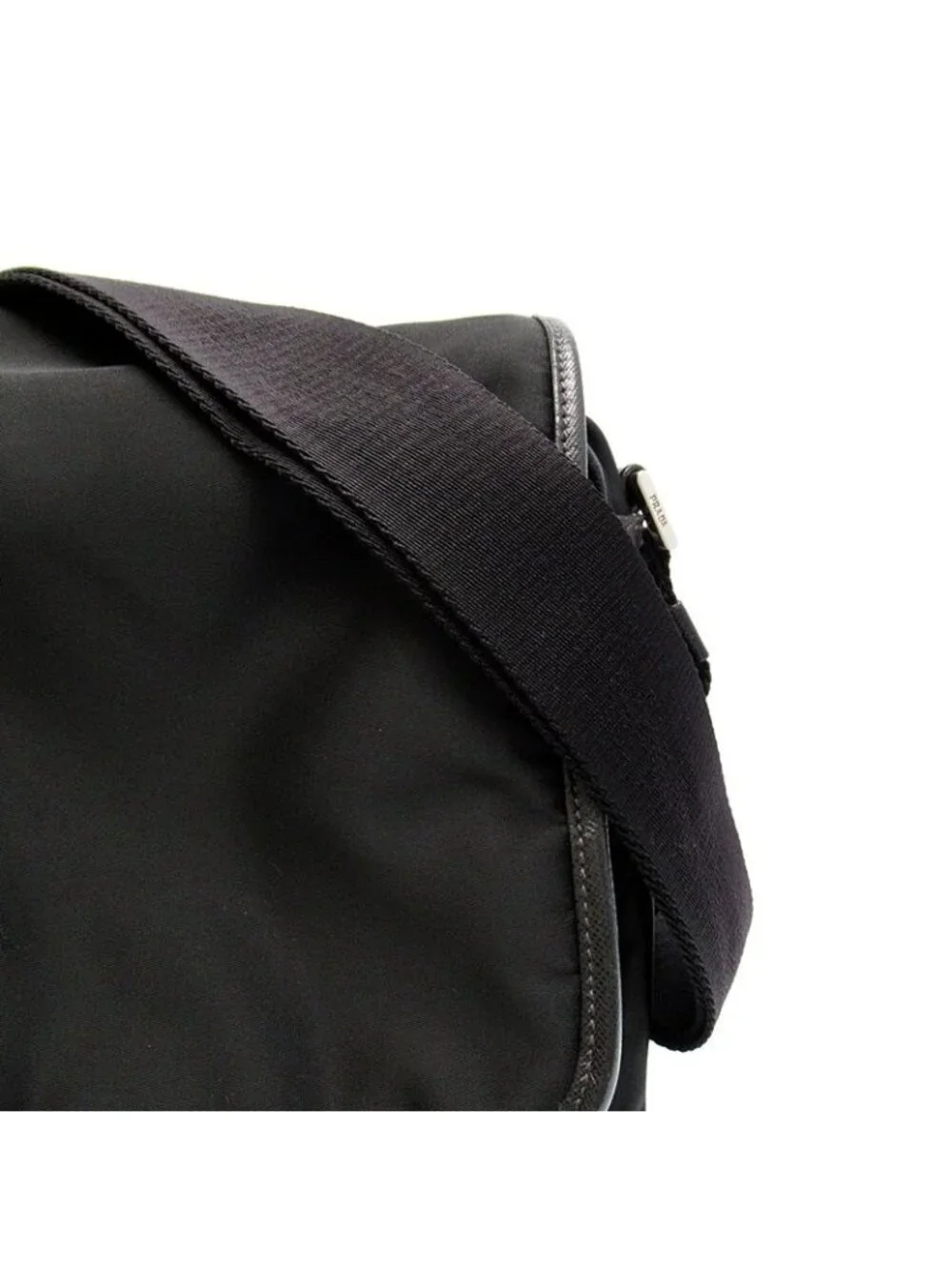 Prada Messenger Bag Nylon Black